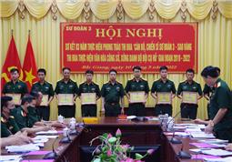  Sư đoàn 3: Sơ kết 3 năm phong trào thi đua thực hiện văn hóa công sở, xứng danh Bộ đội Cụ Hồ giai đoạn 2019-2022